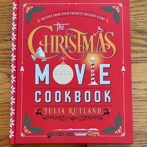 Simon & Schuster Other - The Christmas Movie Cookbook by Julia Rutland - Red Cover NEW
